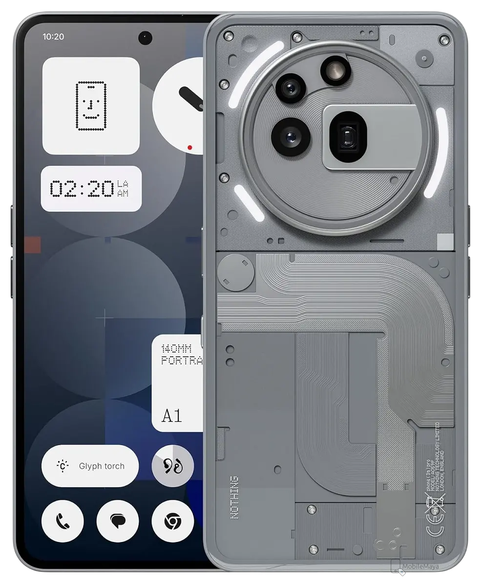 Nothing Phone 3a Pro Gray official image