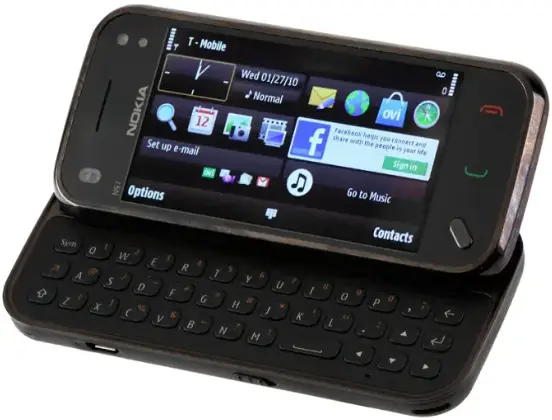 okia N97 black Official Image