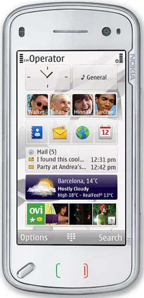 okia N97 front Image