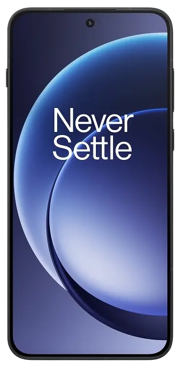 OnePlus 15R Charcoal Black Front Side Image.