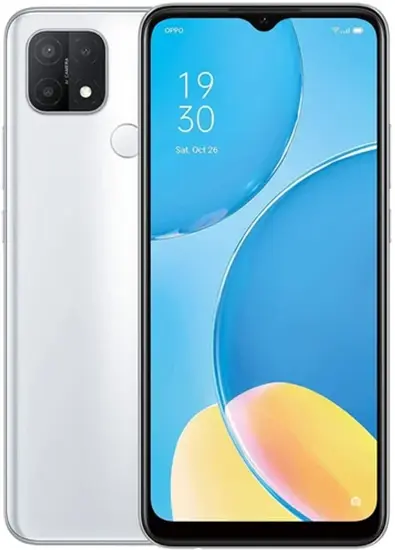 Oppo A15 silver color