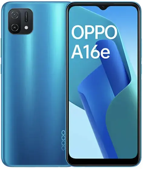 Oppo A16e blue image