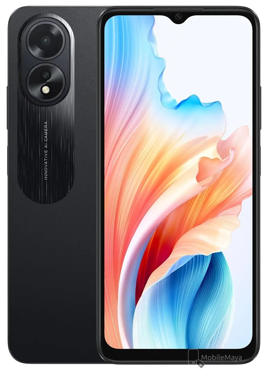 Oppo A18 Glowing Black Official