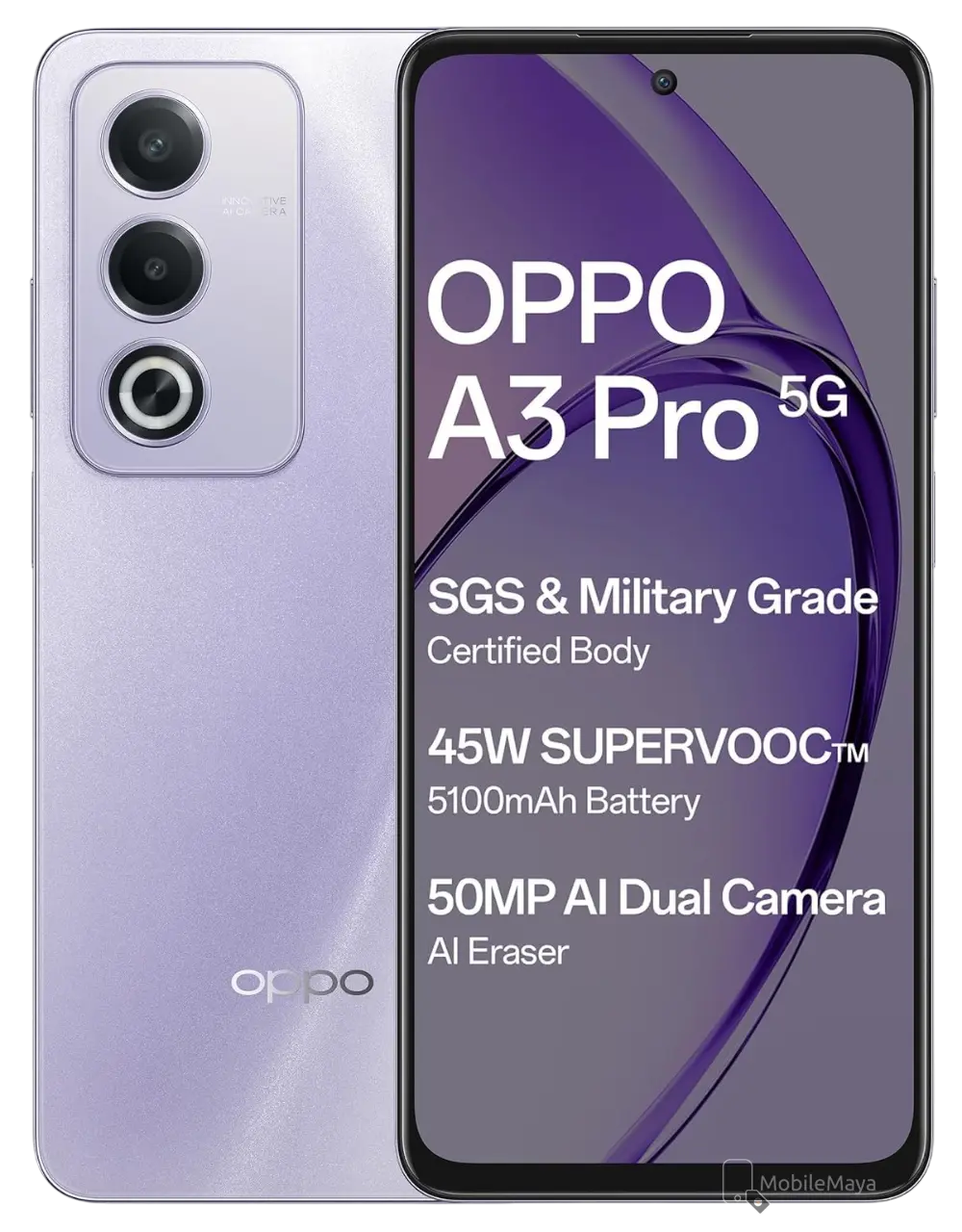 Oppo A3 Pro Moonlit Purple Official