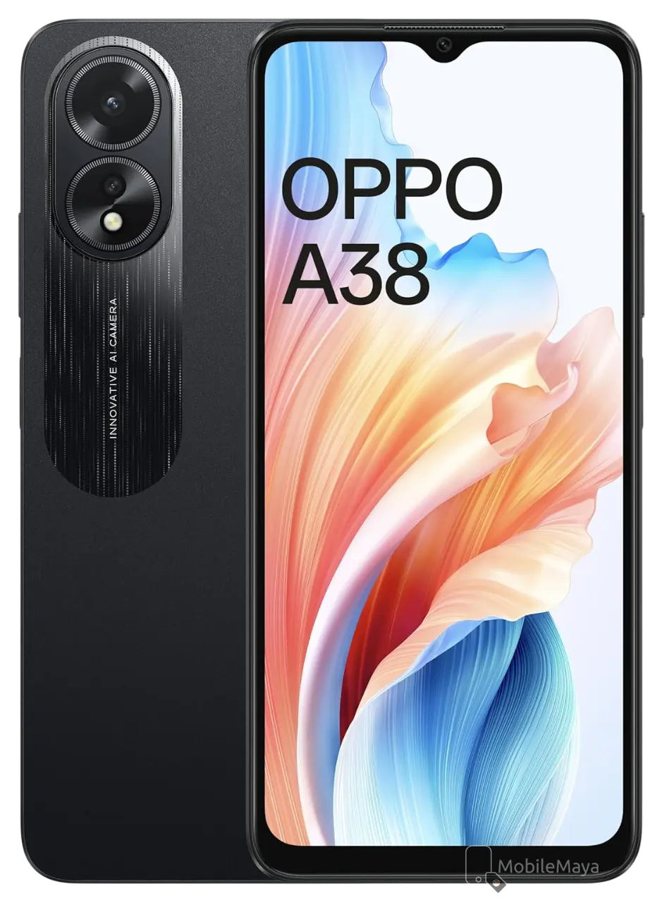 Oppo A38 Glowing Black Official