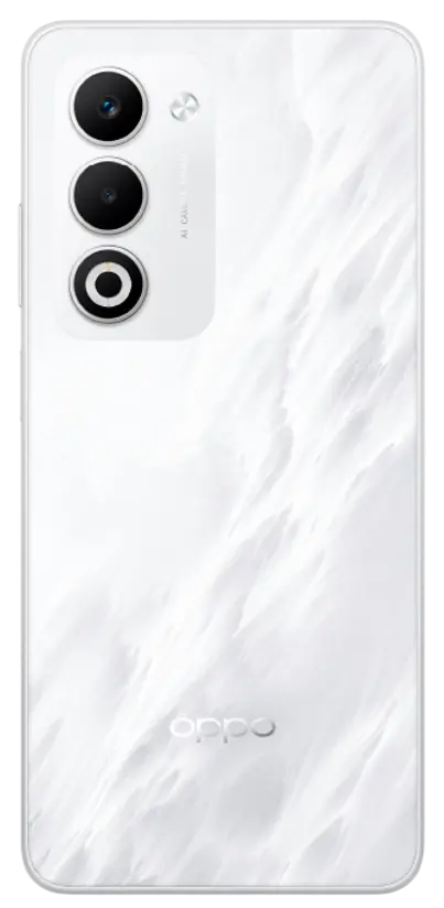 Oppo A5 4G Mist White Back Image.