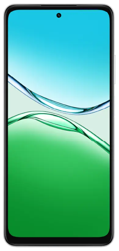 Oppo A5 4G Mist White Front Image.