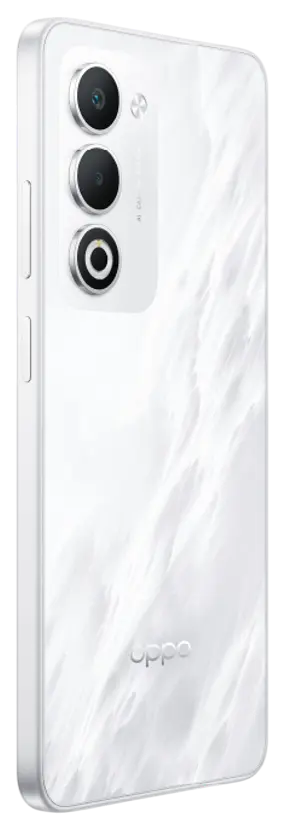 Oppo A5 4G Mist White Right Side Image.
