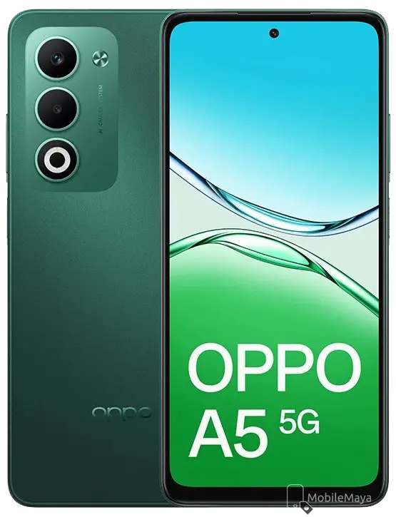 Oppo A5 5G Aurora Green Official.