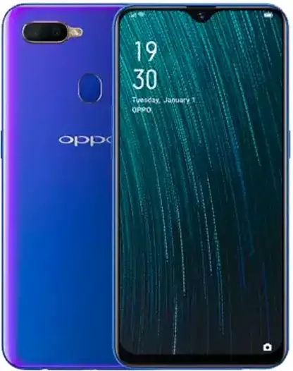 Oppo A5s blue color picture