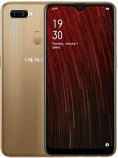 Oppo A5s gold color picture