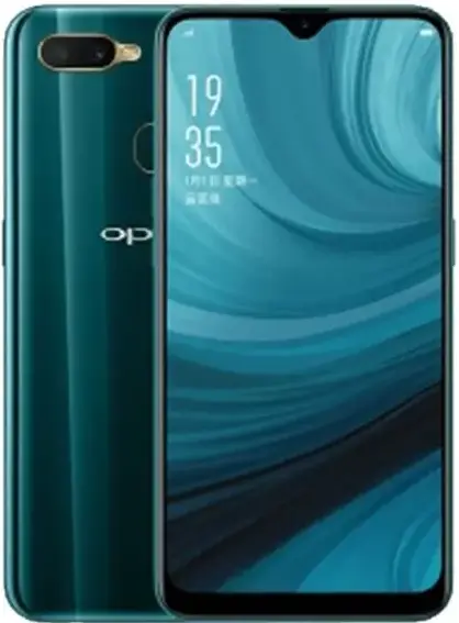 Oppo A5s green color picture