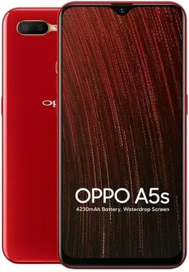 Oppo A5s red official picture