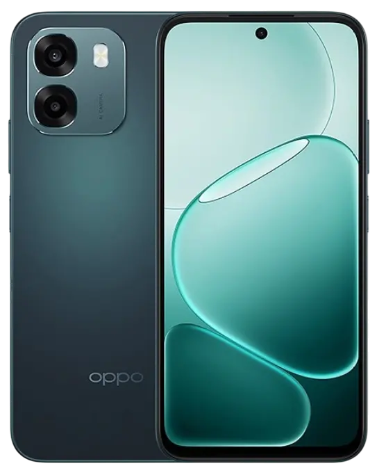 Oppo A6 4G Sapphire Blue Official Image.