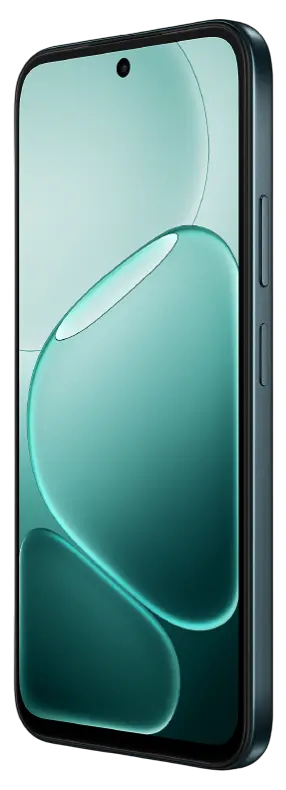 Oppo A6 5G Sapphire Blue Front Side Image.