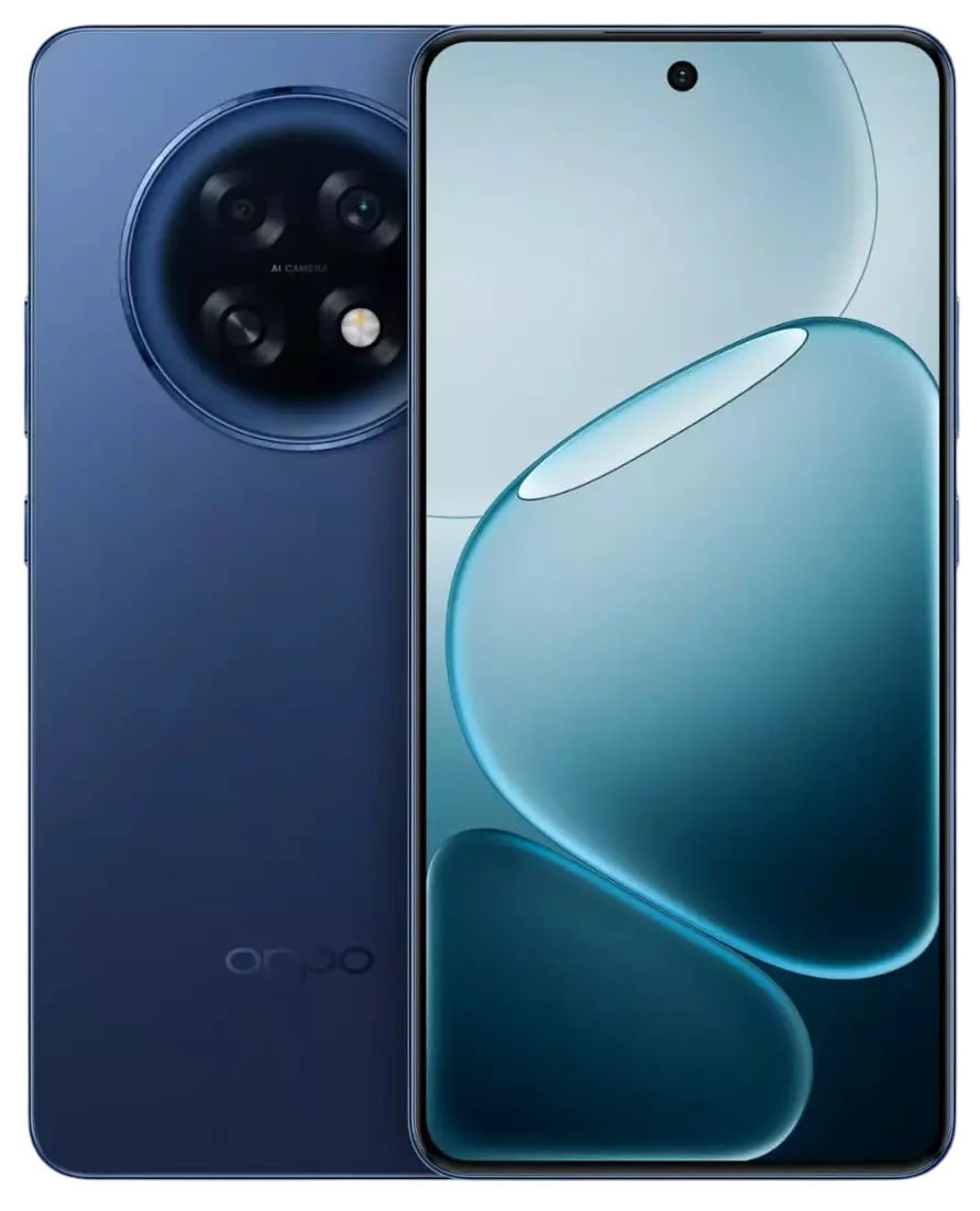 Oppo A6 Max 5G Blue Official Color Image.