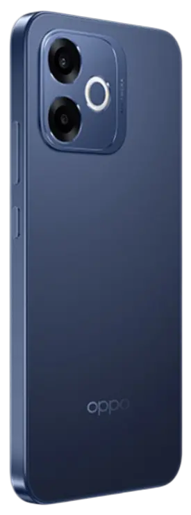Oppo A6s Pro 4G Eclipse Black Back Side Image.