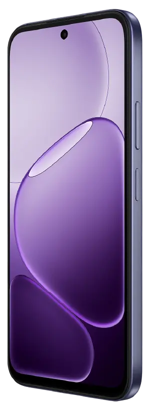 Oppo A6x 4G Plum Purple Right Side Image.