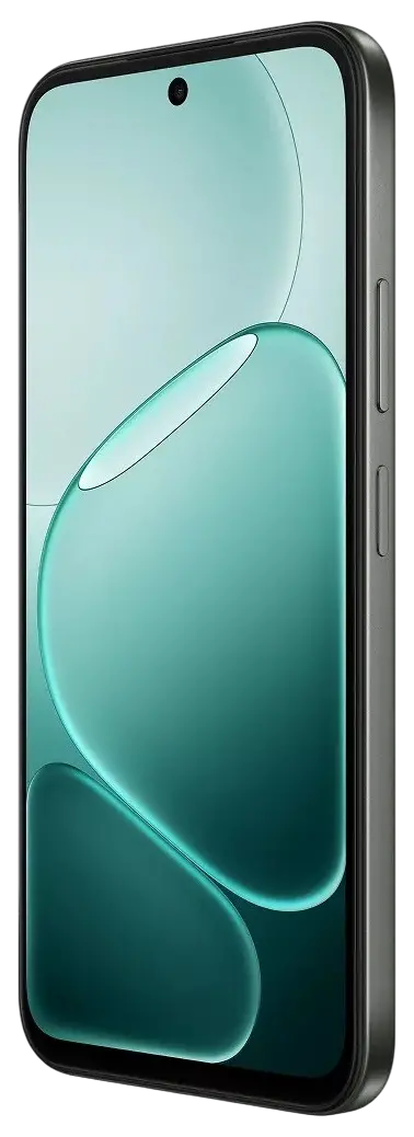 Oppo A6x 5G Olive Green Full Front Image.