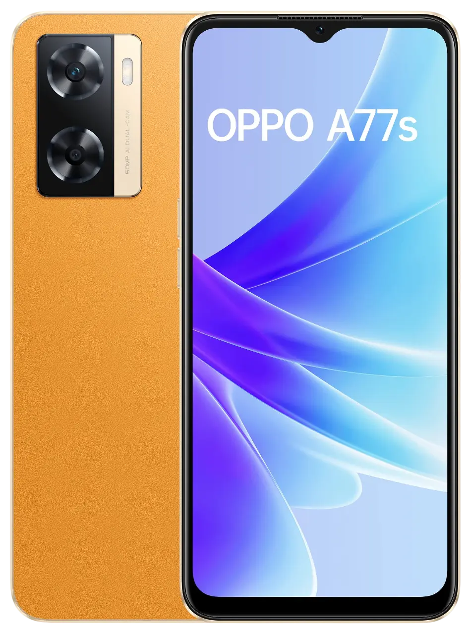 Oppo A77 Sunset Orange Official