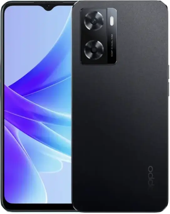 Oppo A77s black official image