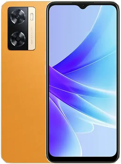 Oppo A77s orange color picture