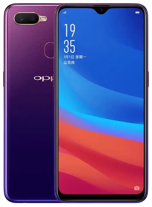 Oppo A7x Starry Purple Official