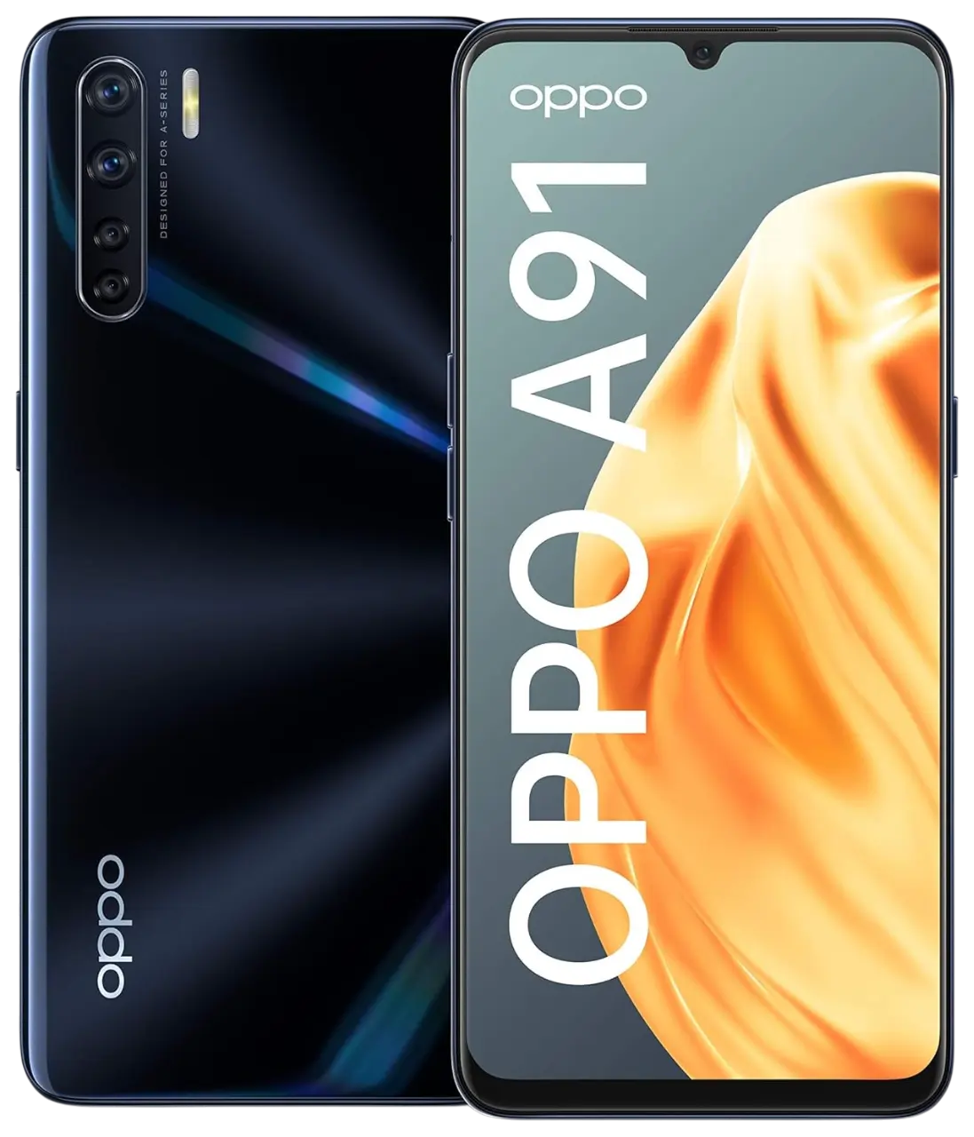 Oppo A91 Lightening Black Official