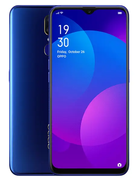 Oppo F11 blue color image