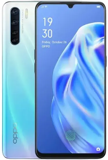 Oppo F15 white color image