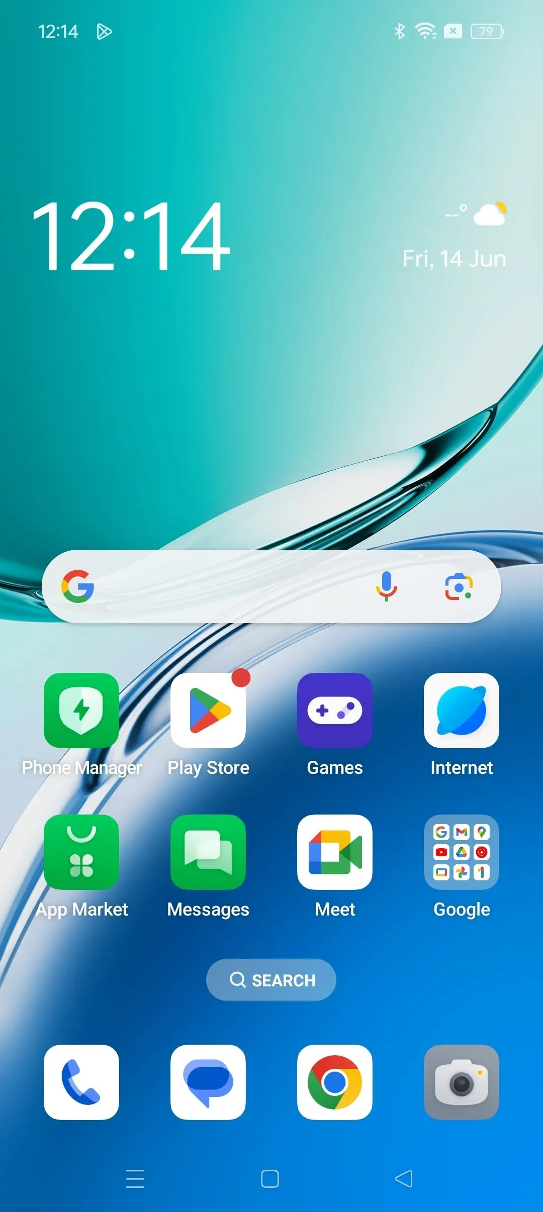 Oppo F27 Pro Plus Home Screen Image.