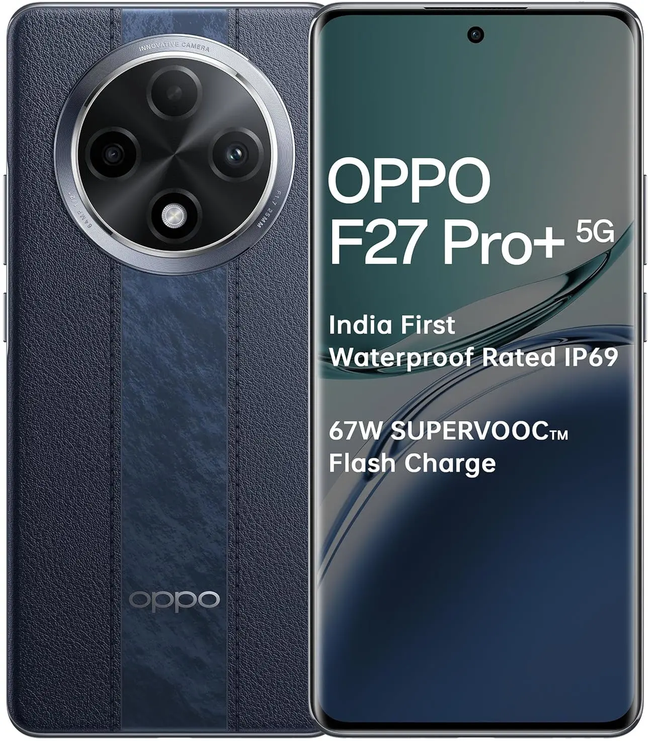 Oppo F27 Pro Plus Midnight Navy Official Image.
