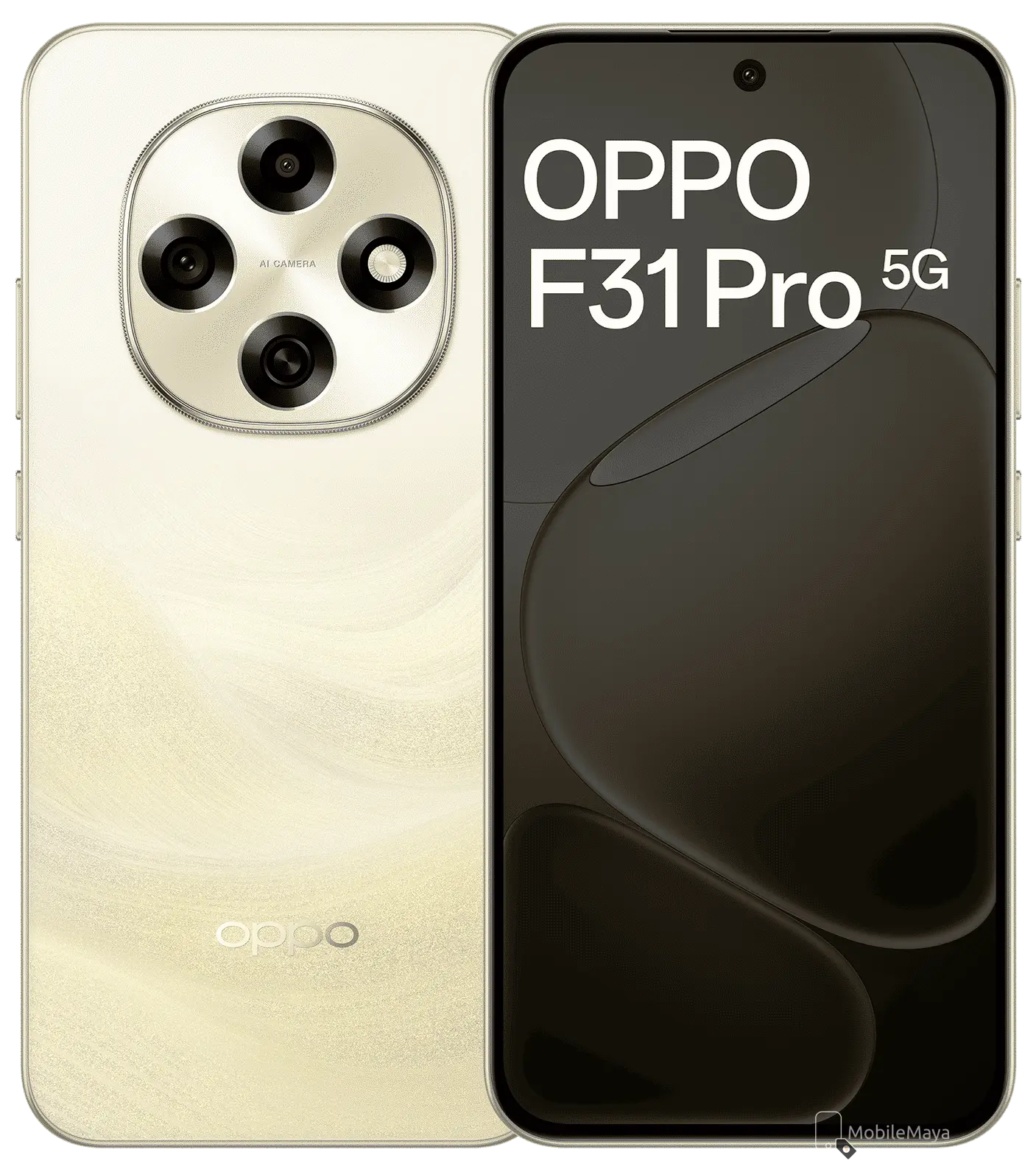 Oppo F31 Pro 5G Gold Official.