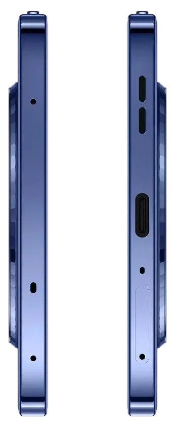 Oppo F31 Pro Plus 5G Gemstone Blue Charging Port Image.