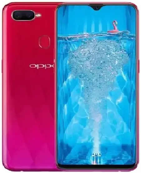 Oppo F9 red color image