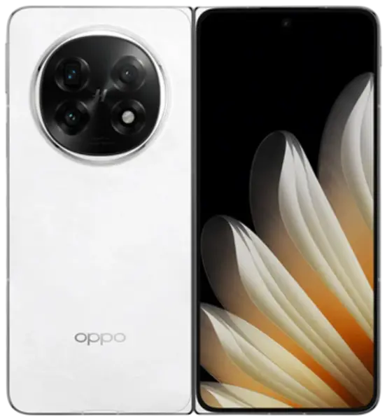 Oppo Find N5 Misty White official image