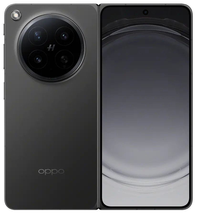 Oppo Find N6 Pearl Black Front Back Image