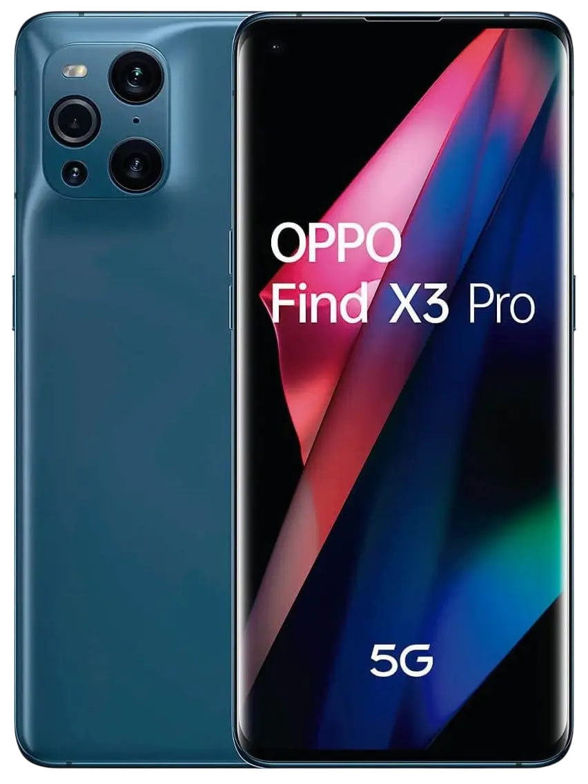 Oppo Find X3 Pro Blue Official