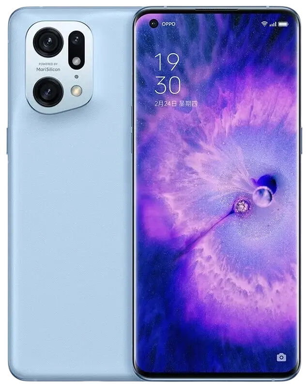 Oppo Find X5 Pro Blue (eco leather) Official
