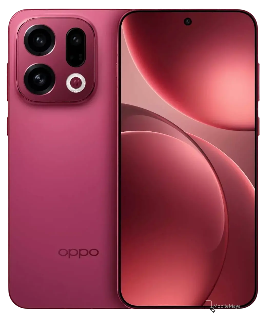 Oppo Find X9 Chasing Light Red Official.