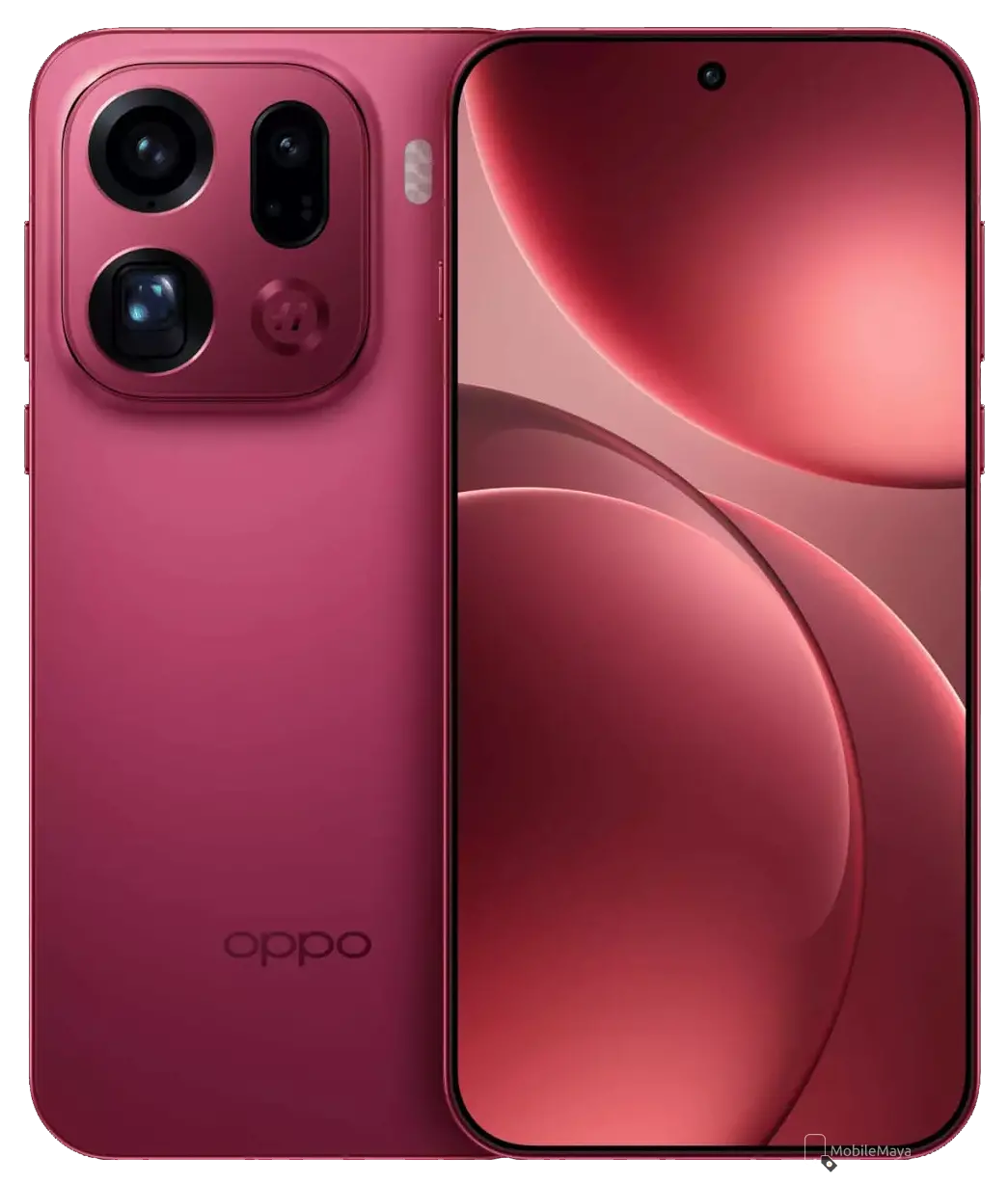 Oppo Find X9 Pro Velvet Red Official.