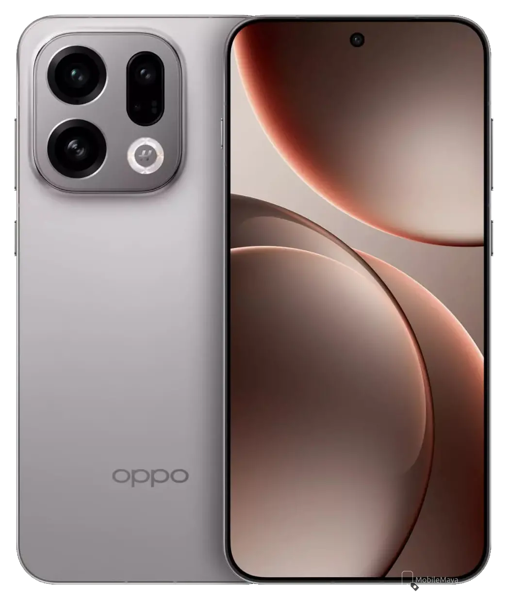 Oppo Find X9 Titanium Grey Official.