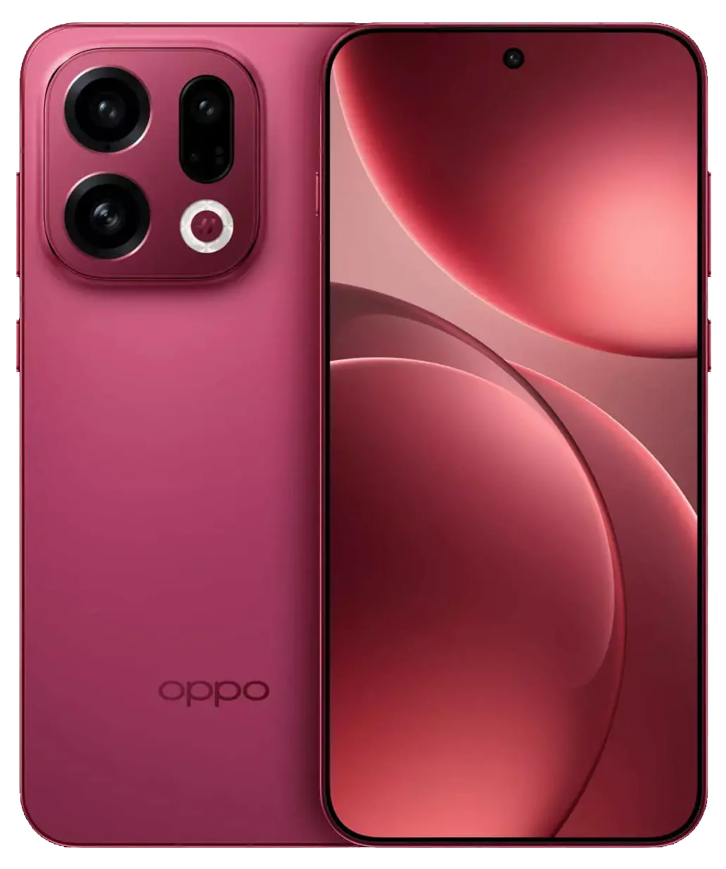 Oppo Find X9 Velvet Red Official.