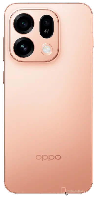 Oppo Find X9s Sunset Orange Back Side Image