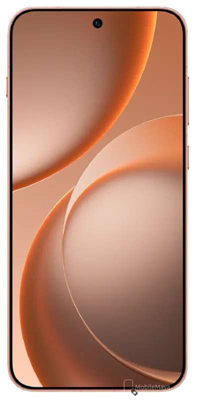 Oppo Find X9s Sunset Orange Front Side Image