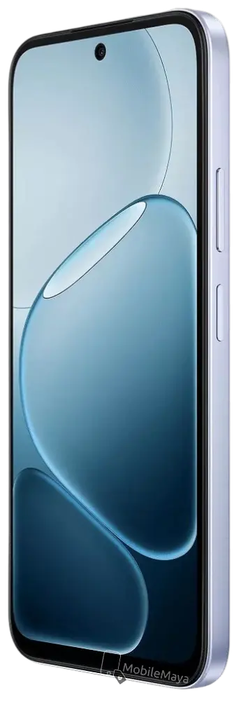 Oppo K14x Icy Blue Front Side Image