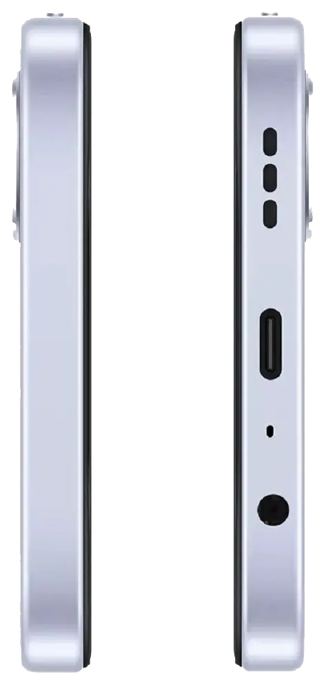 Oppo K14x Icy Blue Updown Side Image