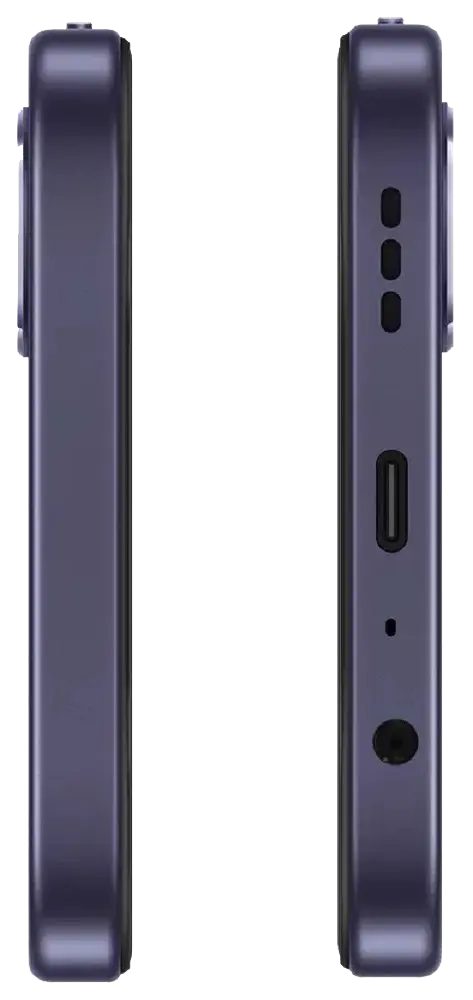 Oppo K14x Prism Violet Updown Side Image