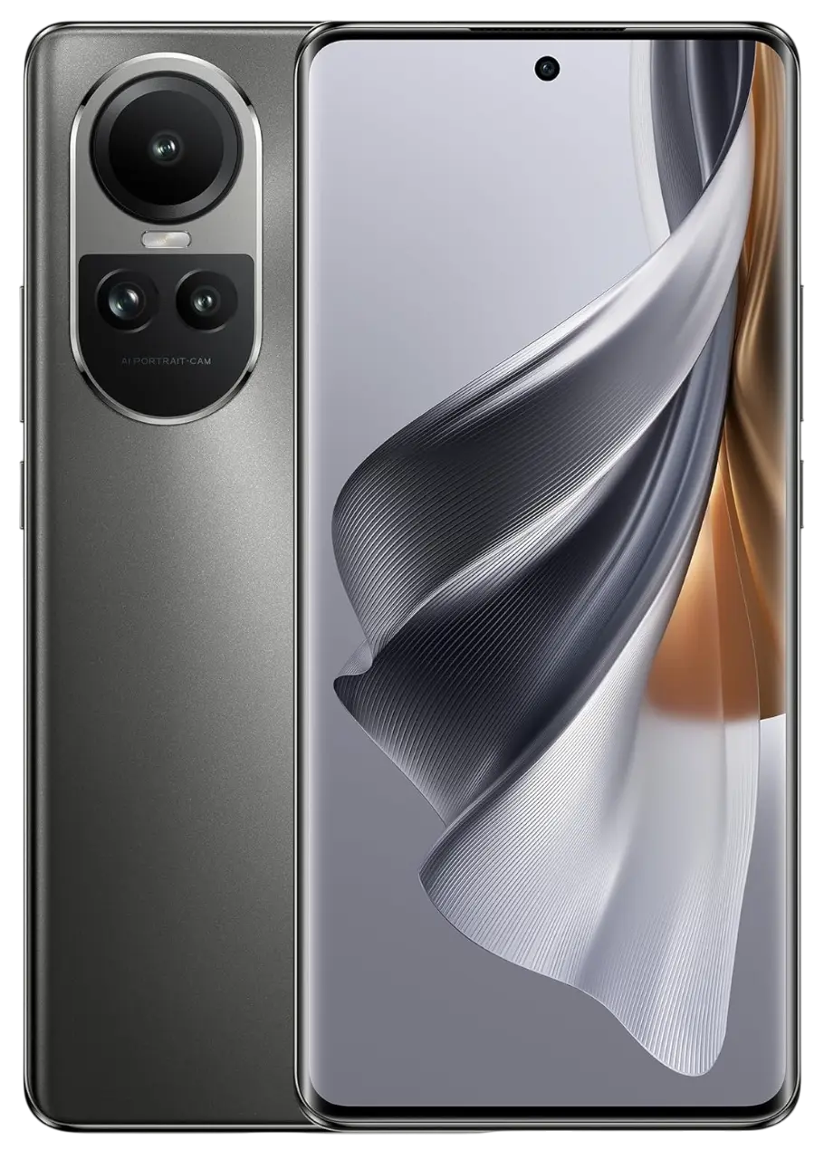 Oppo Reno10 5G Silvery Grey Official