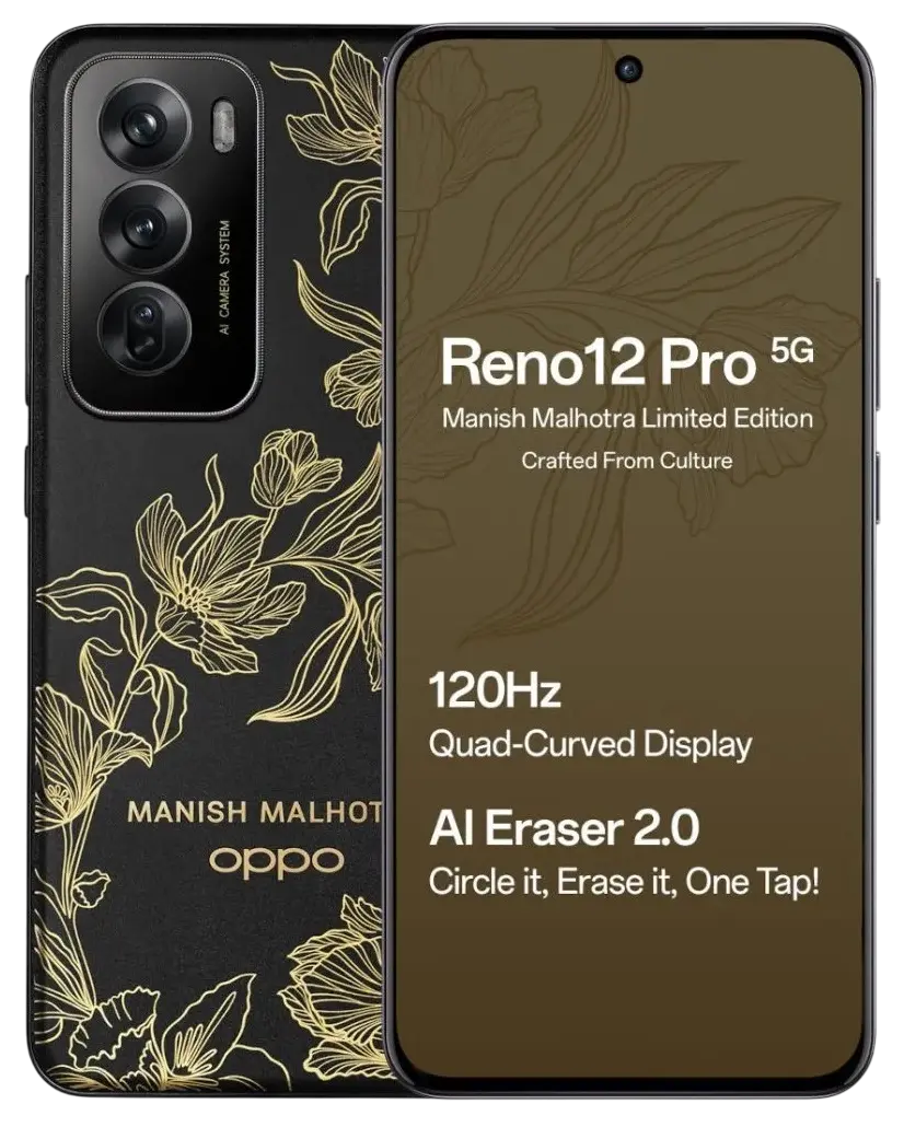 Oppo Reno12 Pro Manish Malhotra Official